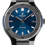 Hublot Classic Fusion 568.CM.7170.CM (2023) - Blauw wijzerplaat 38mm Keramiek (1/1)