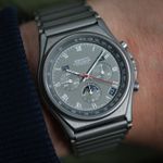 Zenith Port Royal 95.0100.418 (1988) - Grey dial 41 mm Titanium case (1/8)