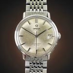 Omega Seamaster 166.020 (1963) - Wit wijzerplaat 34mm Staal (1/8)