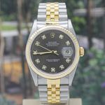 Rolex Datejust 36 16233 (1997) - Grijs wijzerplaat 36mm Goud/Staal (4/8)
