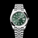 Rolex Datejust 41 126300 (2024) - Groen wijzerplaat 41mm Staal (1/1)