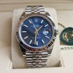 Rolex Datejust 41 126334 (2024) - Blauw wijzerplaat 41mm Staal (4/6)