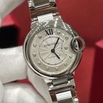 Cartier Ballon Bleu 33mm WE902074 (2022) - Zilver wijzerplaat 33mm Staal (1/1)