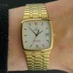 Omega Seamaster 196.0241 (1982) - White dial 30 mm Gold/Steel case (2/8)