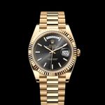 Rolex Day-Date 40 228238 (2023) - Black dial 40 mm Yellow Gold case (1/1)
