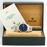 Rolex Datejust 36 16233 (1998) - Blue dial 36 mm Gold/Steel case (5/8)