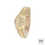 Rolex Lady-Datejust 69178 (1985) - Champagne dial 26 mm Yellow Gold case (4/8)