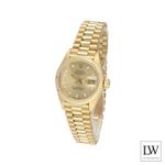 Rolex Lady-Datejust 69178 (1985) - Champagne dial 26 mm Yellow Gold case (3/8)