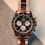 Rolex Daytona 126529LN (2025) - Black dial 40 mm Rose Gold case (1/8)