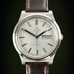 Omega Genève 166.0169 (1973) - Silver dial 36 mm Steel case (1/8)