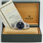 Rolex Datejust 36 16234 (1998) - Blue dial 36 mm Steel case (5/8)