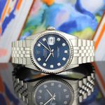 Rolex Datejust 36 16234 (1998) - Blue dial 36 mm Steel case (2/8)