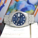 Rolex Datejust 36 16234 (1998) - Blue dial 36 mm Steel case (1/8)