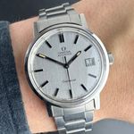 Omega Genève 166.0098 (1972) - Silver dial 35 mm Steel case (2/8)