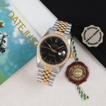 Rolex Datejust 36 16233 (1992) - Black dial 36 mm Gold/Steel case (3/8)