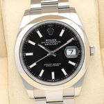 Rolex Datejust 41 126300 (2022) - Groen wijzerplaat 41mm Staal (1/8)