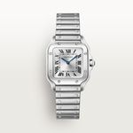 Cartier Santos Dumont WSSA0082 (2025) - Zilver wijzerplaat 27mm Staal (1/1)