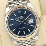 Rolex Datejust 41 126334 (2023) - Blue dial 41 mm Steel case (1/8)