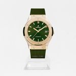 Hublot Classic Fusion 542.OX.8980.RX (2024) - Green dial 42 mm Rose Gold case (1/1)