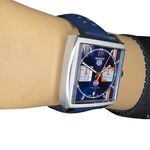 TAG Heuer Monaco CBL2115.FC6494 (2024) - Blauw wijzerplaat 39mm Staal (6/8)