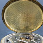 IWC Pocket watch Pocket Watch (1976) - White dial 49 mm Yellow Gold case (7/8)