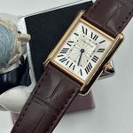 Cartier Tank Louis Cartier WGTA0011 (2024) - Zilver wijzerplaat 34mm Roségoud (1/8)