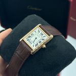 Cartier Tank Louis Cartier WGTA0011 (2024) - Zilver wijzerplaat 34mm Roségoud (3/8)