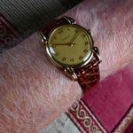 Junghans Vintage Junghans J80 (1949) - Champagne dial 32 mm Gold/Steel case (5/8)
