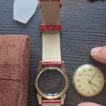 Junghans Vintage Junghans J80 (1949) - Champagne dial 32 mm Gold/Steel case (8/8)