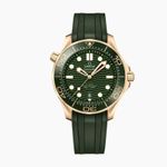 Omega Seamaster Diver 300 M 210.62.42.20.10.001 (2025) - Green dial 42 mm Yellow Gold case (1/1)