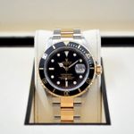 Rolex Submariner Date 16613 BLACK TRITIUM (2007) - Zwart wijzerplaat 40mm Staal (3/8)