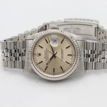 Rolex Datejust 36 16234 (1990) - Zilver wijzerplaat 36mm Staal (5/8)