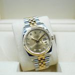 Rolex Datejust 36 116233 (2014) - Champagne wijzerplaat 36mm Goud/Staal (1/8)