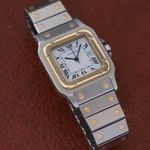 Cartier Santos 1172961 (Unknown (random serial)) - White dial 29 mm Gold/Steel case (3/8)