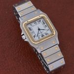 Cartier Santos 1172961 (Unknown (random serial)) - White dial 29 mm Gold/Steel case (4/8)
