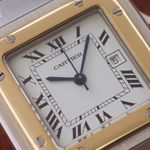 Cartier Santos 1172961 (Unknown (random serial)) - White dial 29 mm Gold/Steel case (2/8)