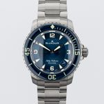 Blancpain Fifty Fathoms 5015-12B40-98B (2024) - Blauw wijzerplaat 46mm Titanium (1/8)