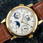 A. Lange & Söhne Langematik Perpetual 310.021 (2003) - Wit wijzerplaat 39mm Geelgoud (1/8)