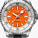 Breitling Superocean A17377211O1A1 (2024) - Oranje wijzerplaat 36mm Staal (1/1)