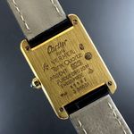 Cartier Tank 366001 (1990) - Rood wijzerplaat 20mm Goud/Staal (3/8)