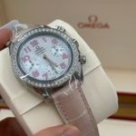 Omega Speedmaster Ladies Chronograph 3835.74.34 (2023) - Wit wijzerplaat 36mm Staal (5/8)