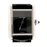 Cartier Tank WSTA0071 (2024) - Black dial 30 mm Steel case (1/8)