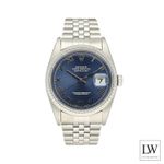 Rolex Datejust 36 16234 (1997) - Blauw wijzerplaat 36mm Staal (7/8)