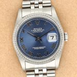 Rolex Datejust 36 16234 (1997) - Blauw wijzerplaat 36mm Staal (2/8)