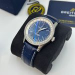 Breitling Navitimer A17325211C1P1 (2023) - Blauw wijzerplaat 38mm Staal (3/8)