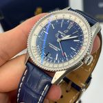 Breitling Navitimer A17325211C1P1 (2023) - Blauw wijzerplaat 38mm Staal (7/8)