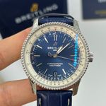 Breitling Navitimer A17325211C1P1 (2023) - Blauw wijzerplaat 38mm Staal (6/8)