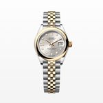 Rolex Lady-Datejust 279163 (2021) - Zilver wijzerplaat 28mm Goud/Staal (1/1)