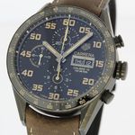 TAG Heuer Carrera Calibre 16 CV2A84.FC6394 (2018) - Zwart wijzerplaat 43mm Titanium (2/8)