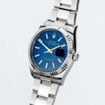 Rolex Datejust 36 126234 (2021) - Blauw wijzerplaat 36mm Staal (3/8)